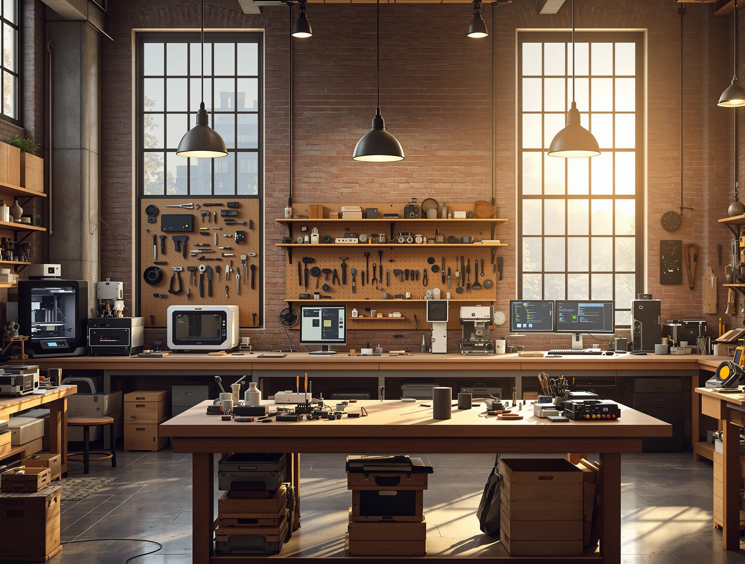 Fully equipped workshop